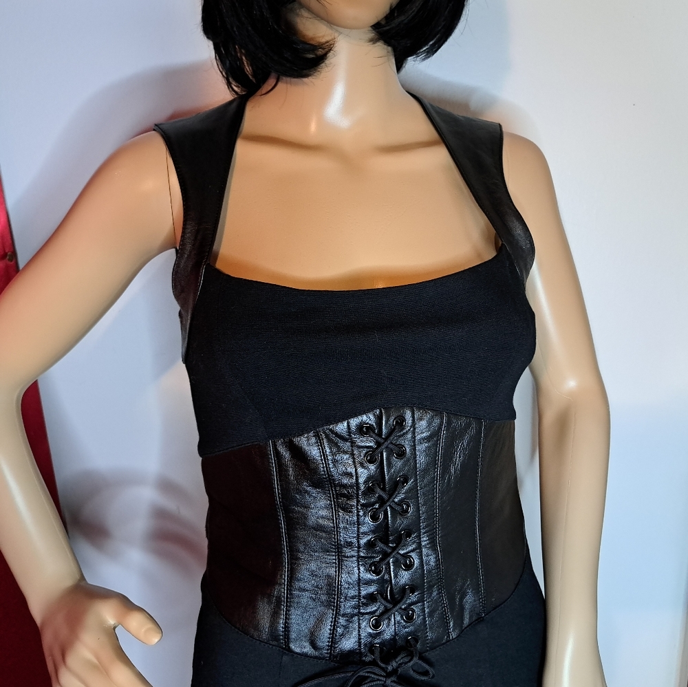 Bebe leathered dress - Picture 7 of 10